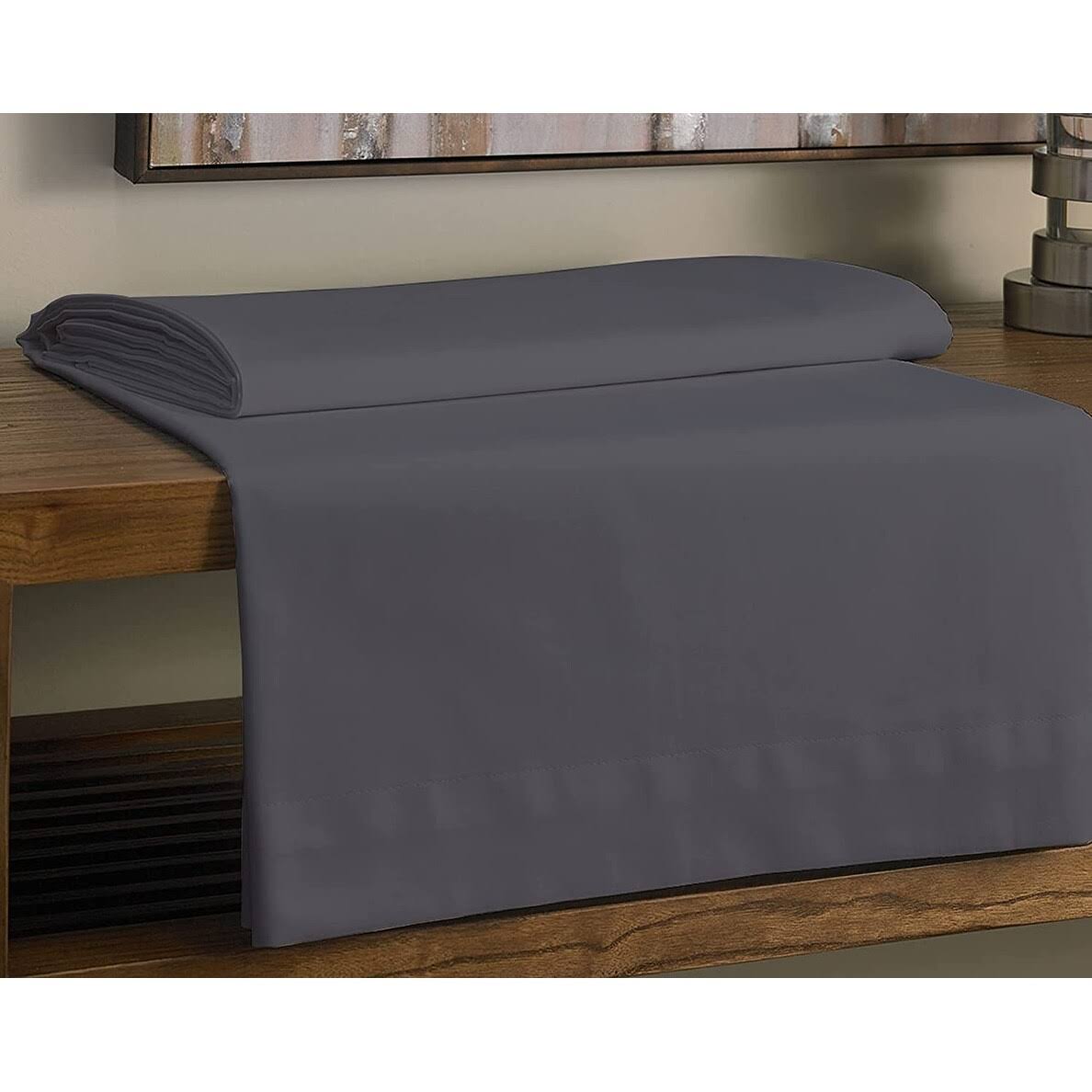 Full Sand Organic Cotton Sateen Flat Sheets M498142