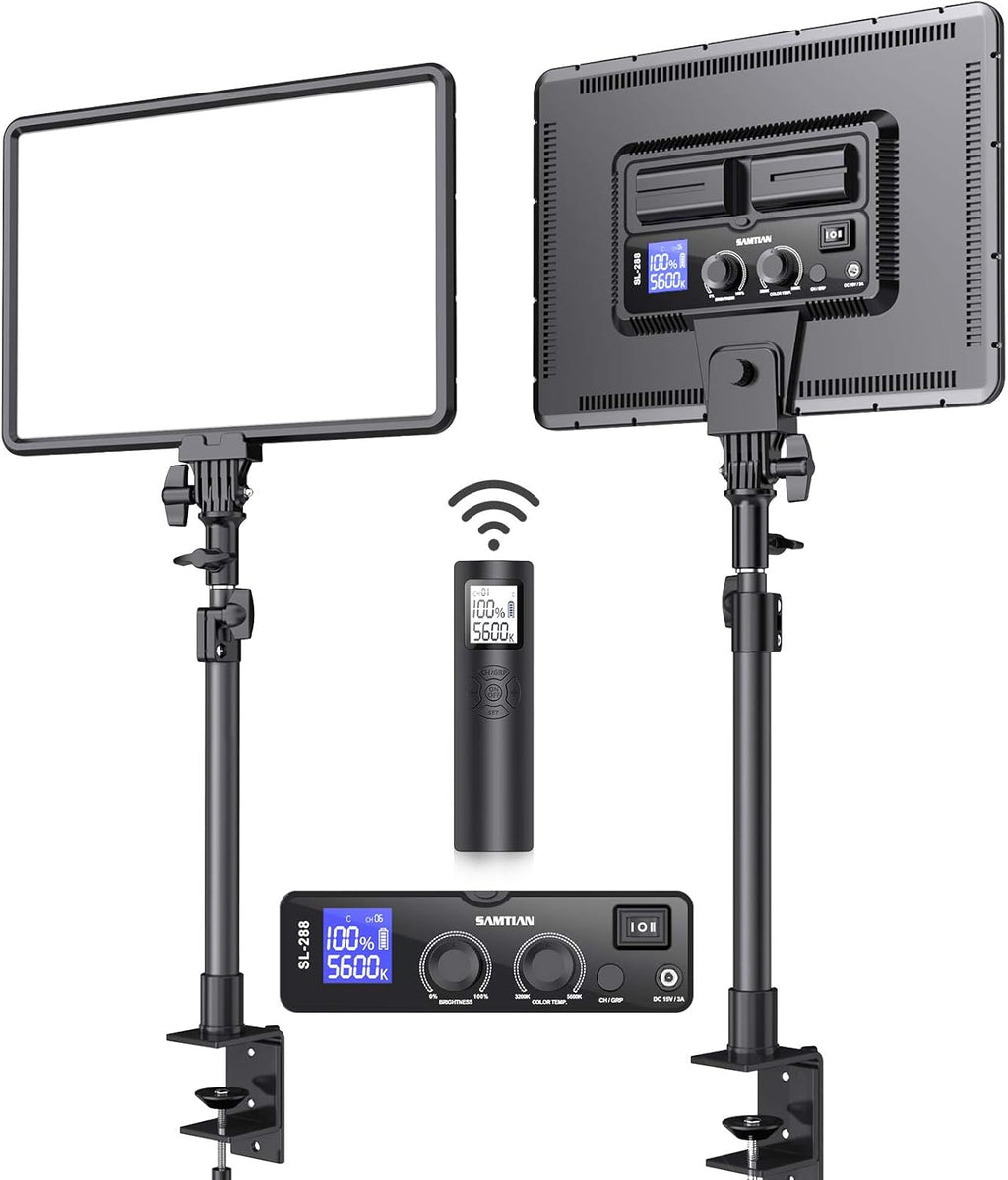Dimmable LED Video Lighting Kit with Stands X915741