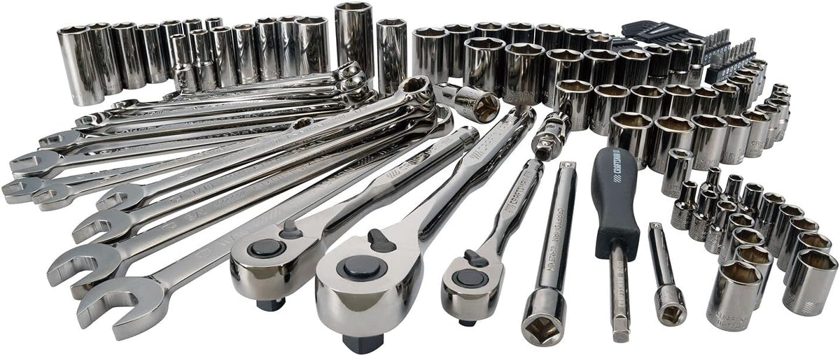 121 Piece Chrome Mechanic Tool Set I3549