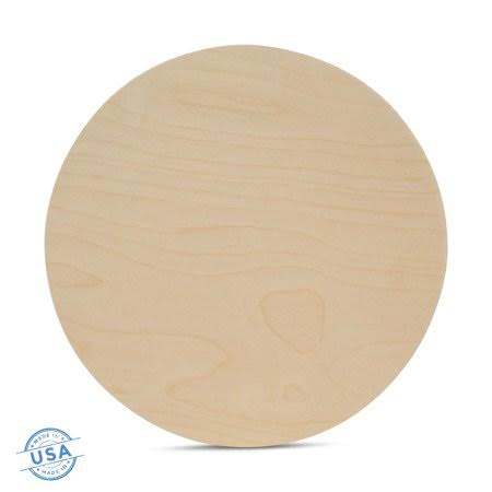 17 inch 1/4 inch Thick Birch Plywood Discs Pack of 5 Unfinished Wood Circles L874