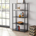 White 5-Shelf Storage Bookcase J125755