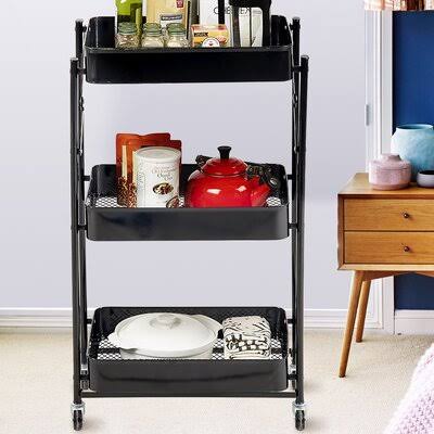 Black Bar Cart J785168