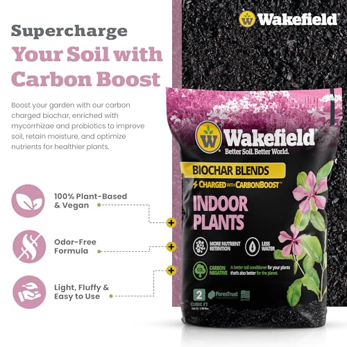 Biochar Indoor Potting Mix with Pine Bark and Worm Casting 2 Quart B59776