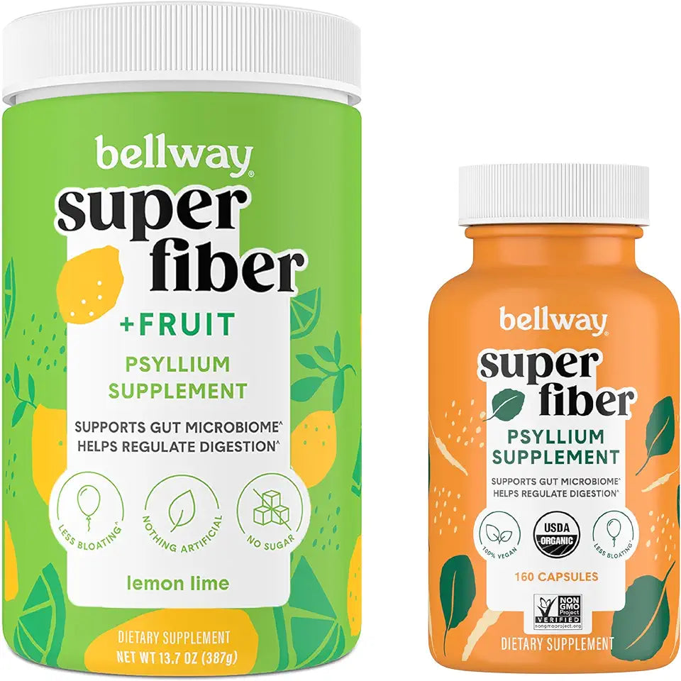 Super Fiber Powder + Fruit Lemon Lime Capsules H346441