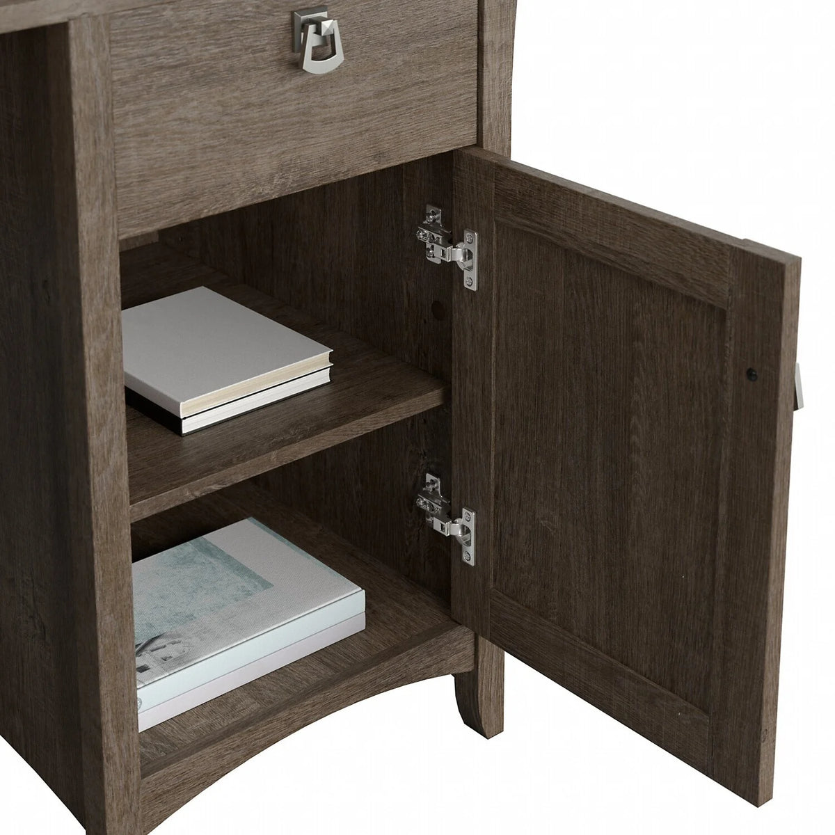 L Shaped Desk With Hutch C6261