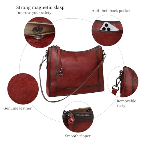 Genuine Leather Crossbody Bag G70655
