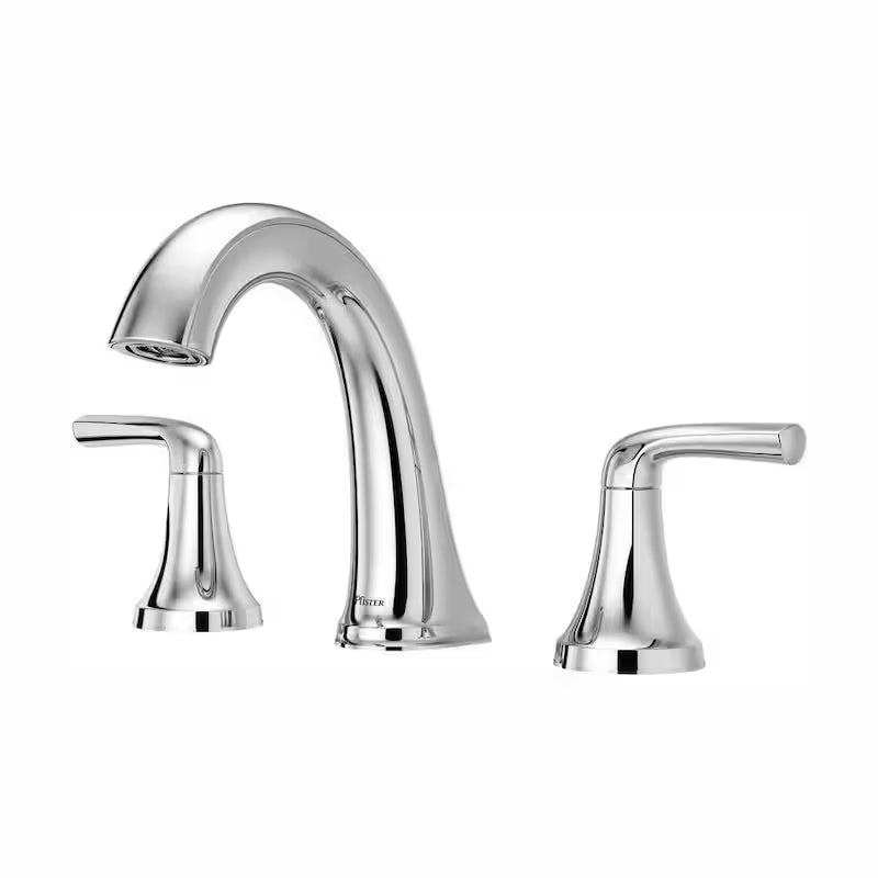 8 in. Widespread Double Handle Bathroom Faucet in Polished Chrome J743002