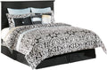 Rustic Farmhouse Panel Headboard King/California Black F623955