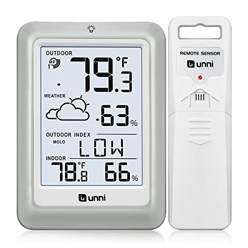 Pink Wireless Weather Station with Remote Sensor Q80131