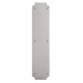 Scalloped Push Plate Satin Nickel E365