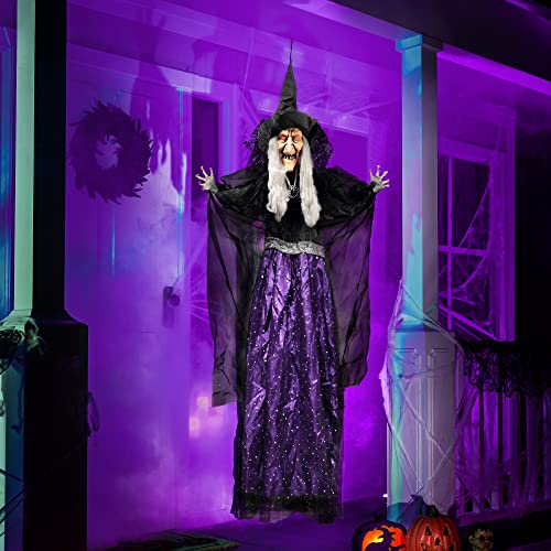 47” Animated Witch Halloween Decorations T151