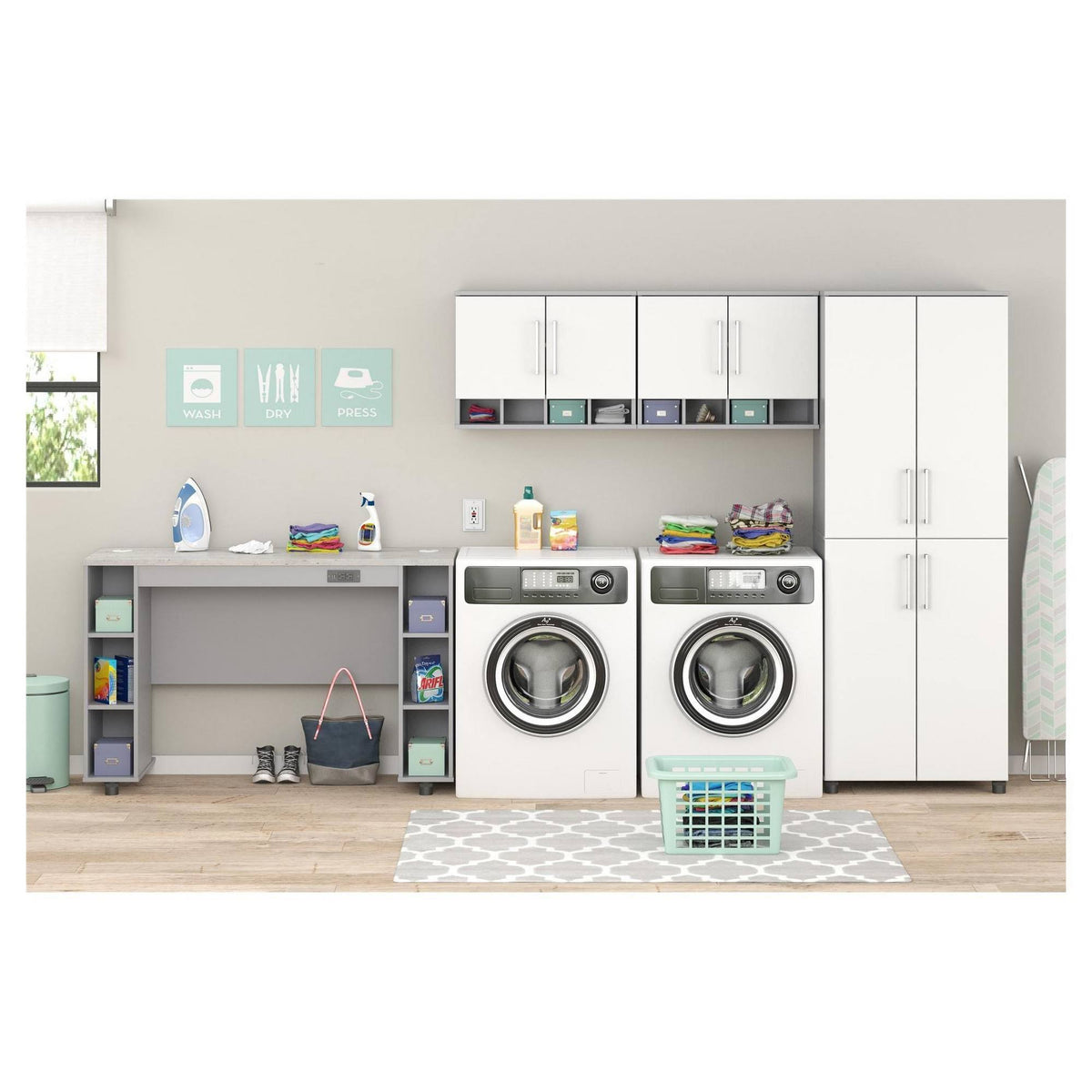 White Wall Cabinet H962672