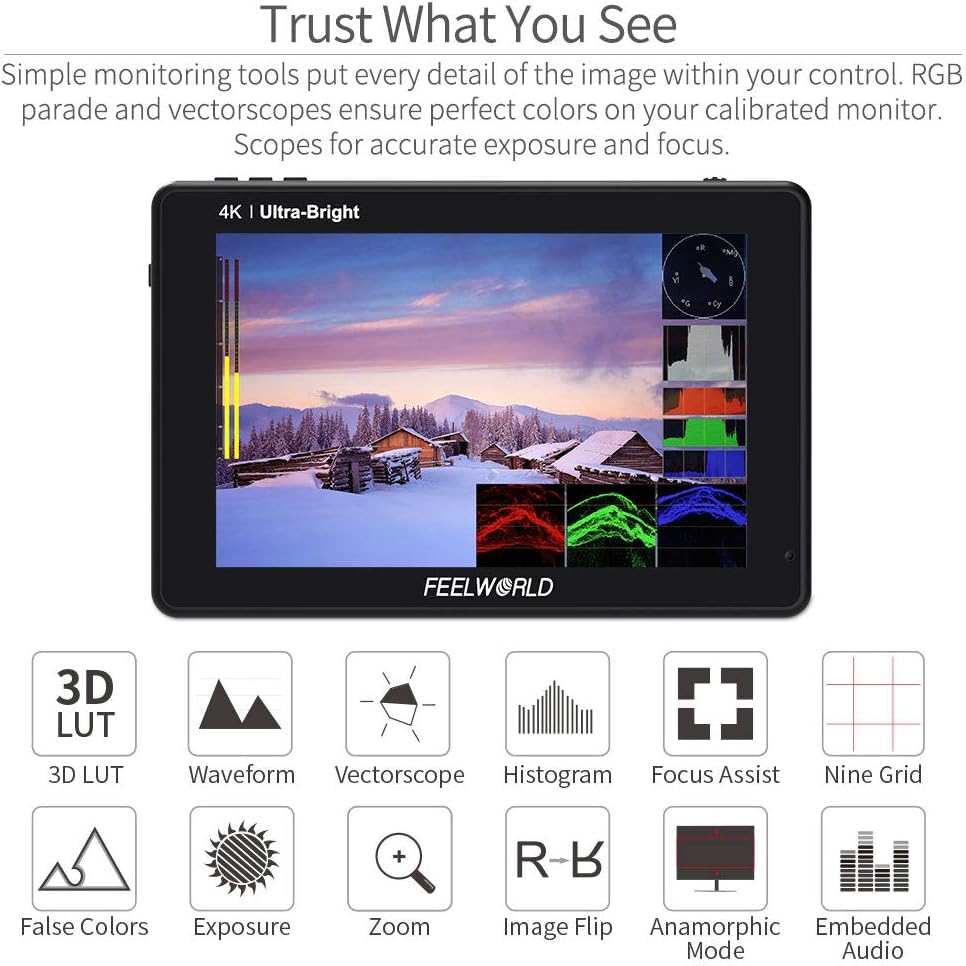 7 Inch Touch Screen Camera Field Monitor M85164