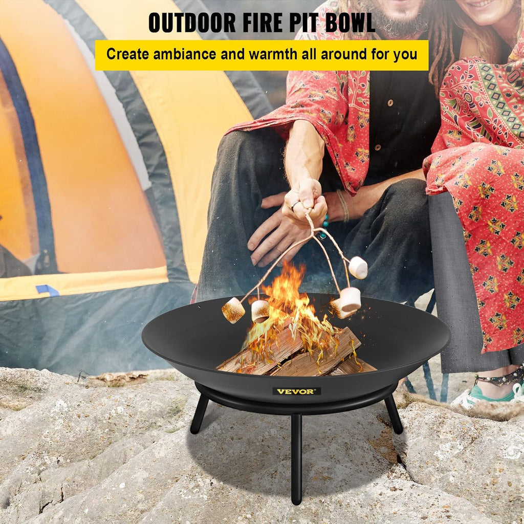 22-Inch Round Carbon Steel Fire Pit Bowl Q8998