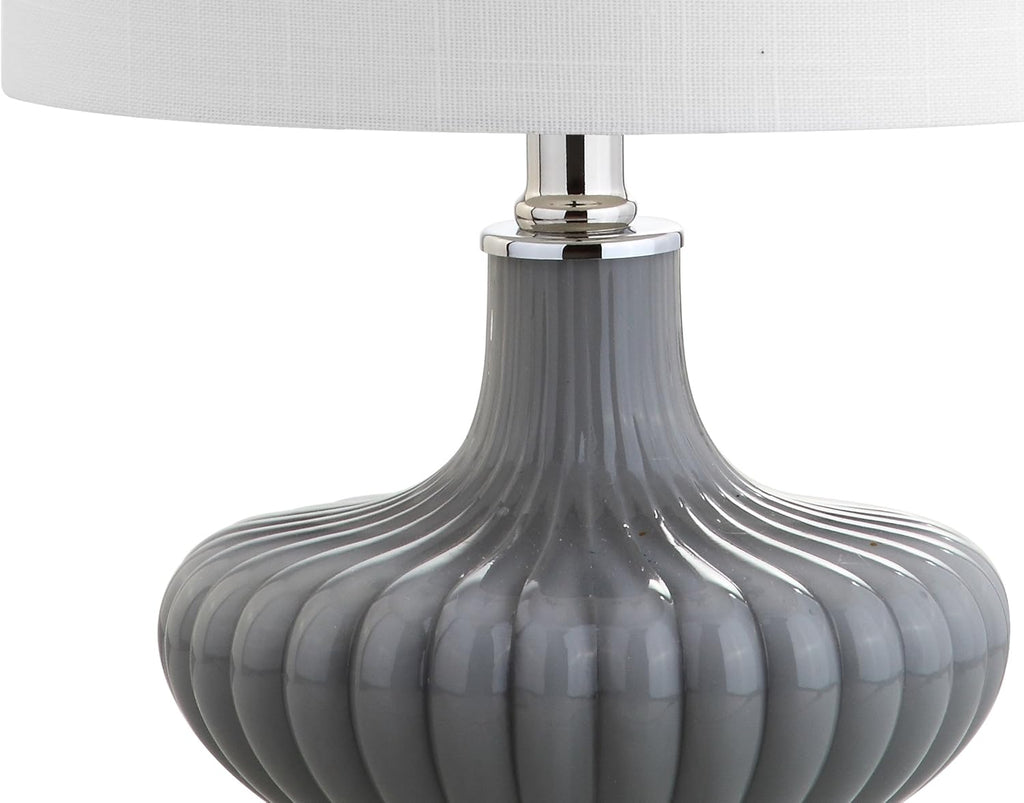 Gray Glass and Lucite LED Table Lamp A952