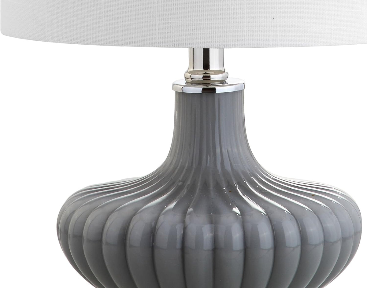 Gray Glass and Lucite LED Table Lamp A952