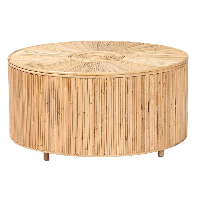 Light Honey Rattan Coffee Table F864