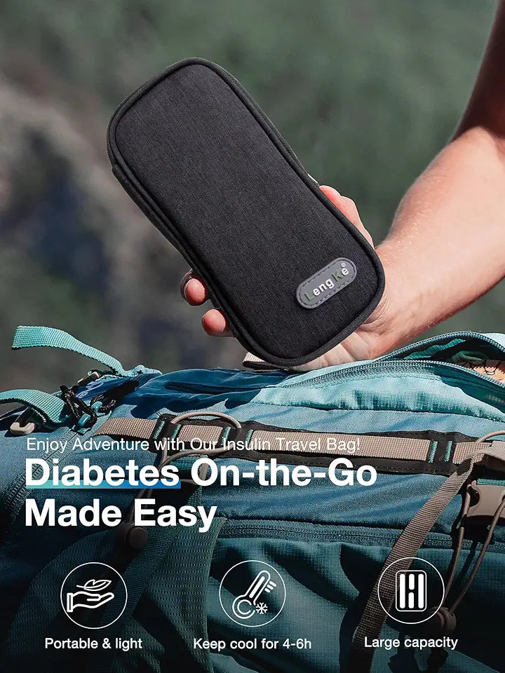 Insulin Travel Case and 4 Gel Ice Packs V50685