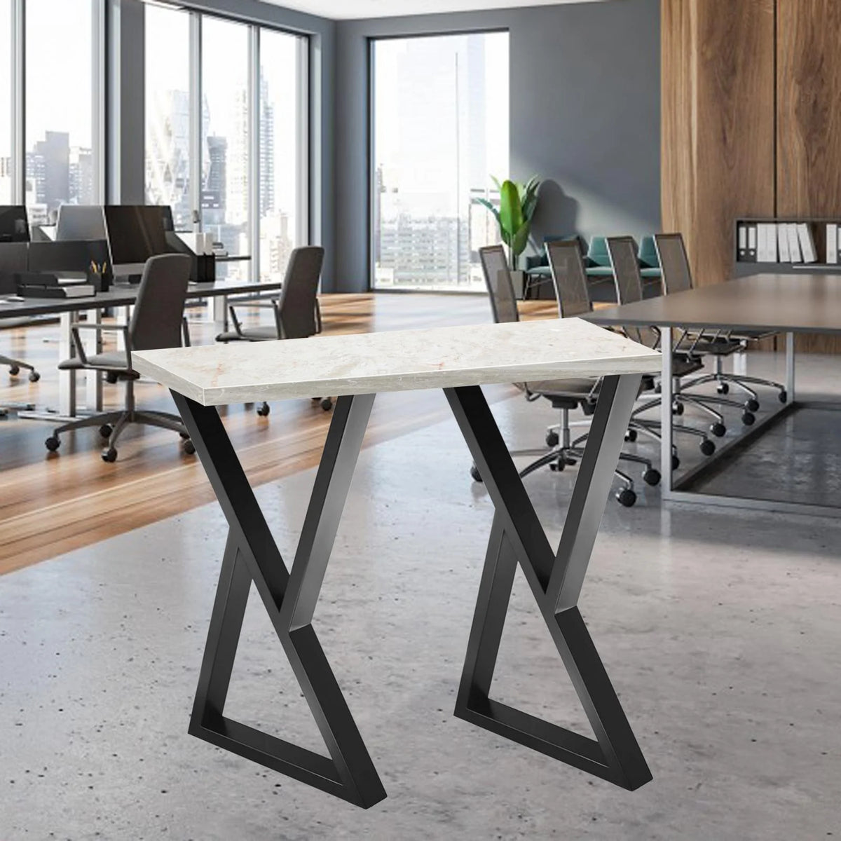 Metal Table Legs Heavy Duty Iron Furniture Legs J9719