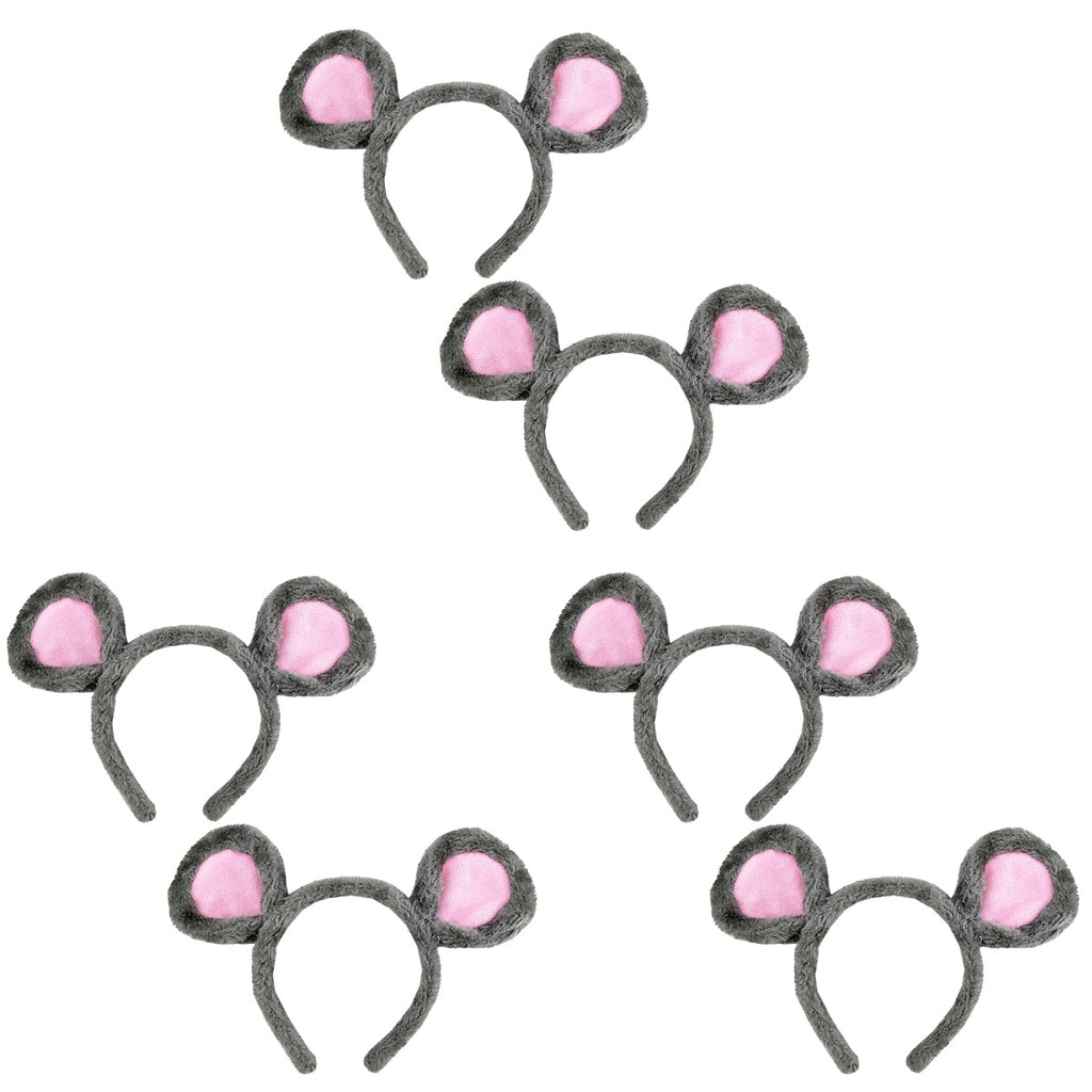 6 pcs Children Mouse Ear Hair Accessories (Grey) H9400