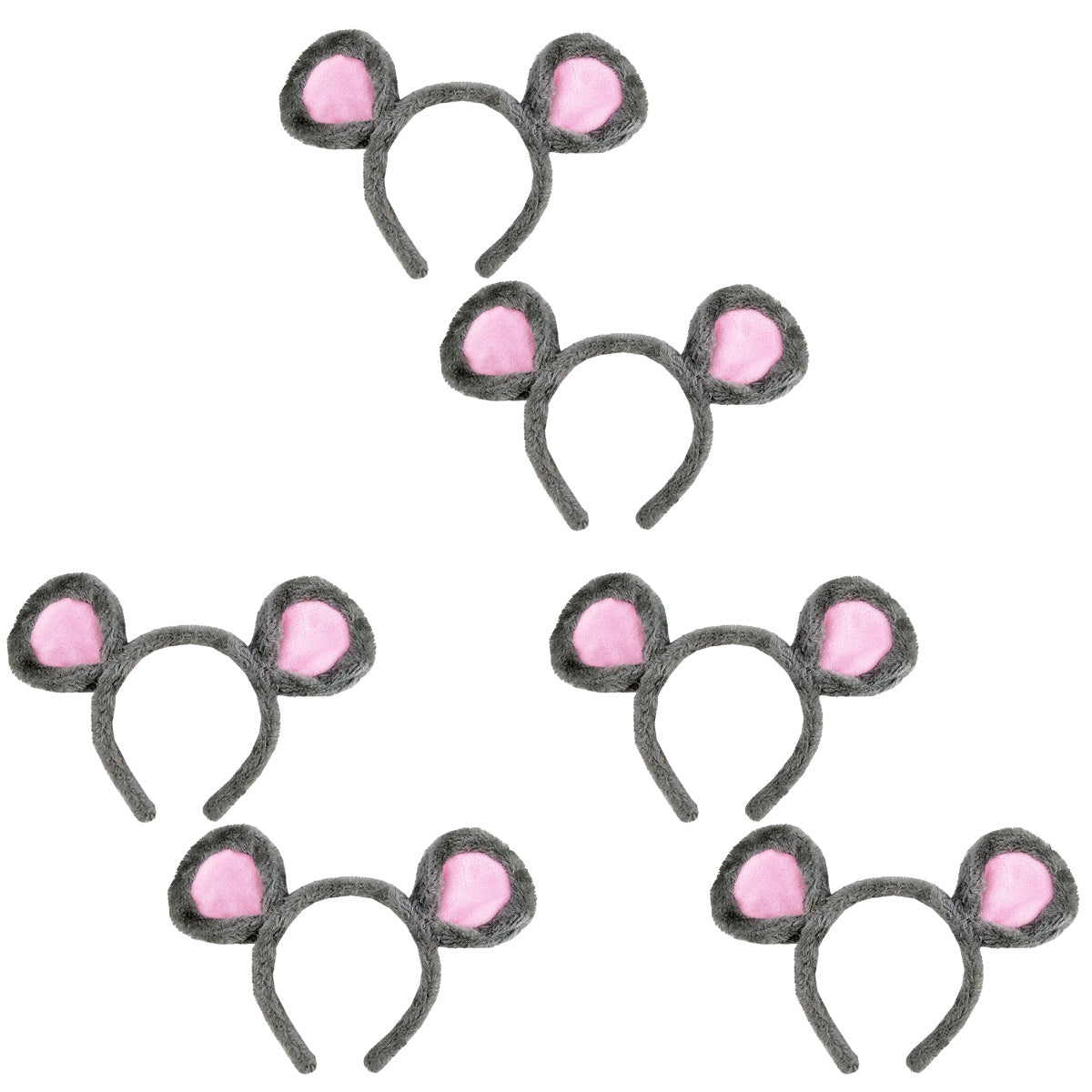 6 pcs Children Mouse Ear Hair Accessories (Grey) H9400