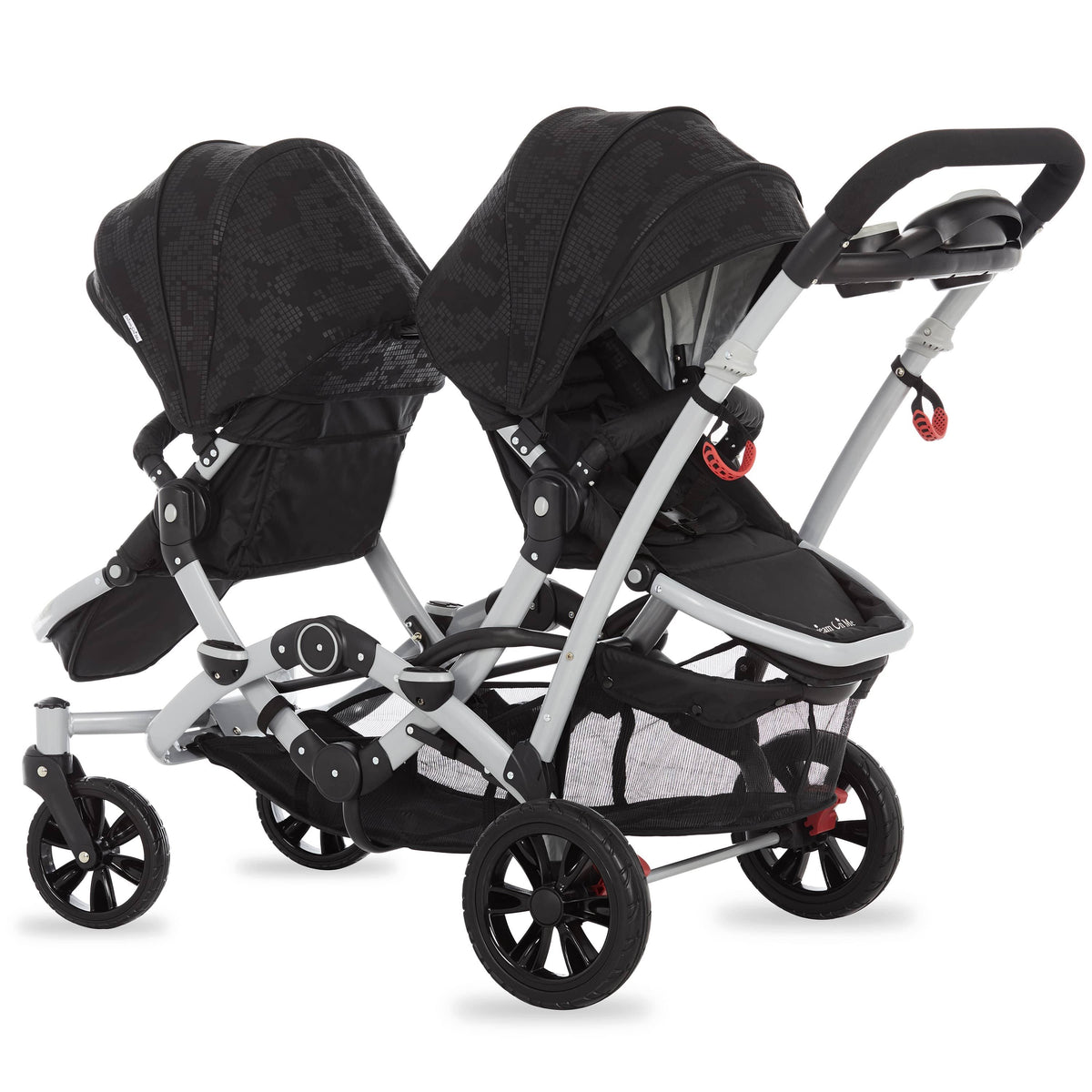 Black Tandem Stroller Y7028