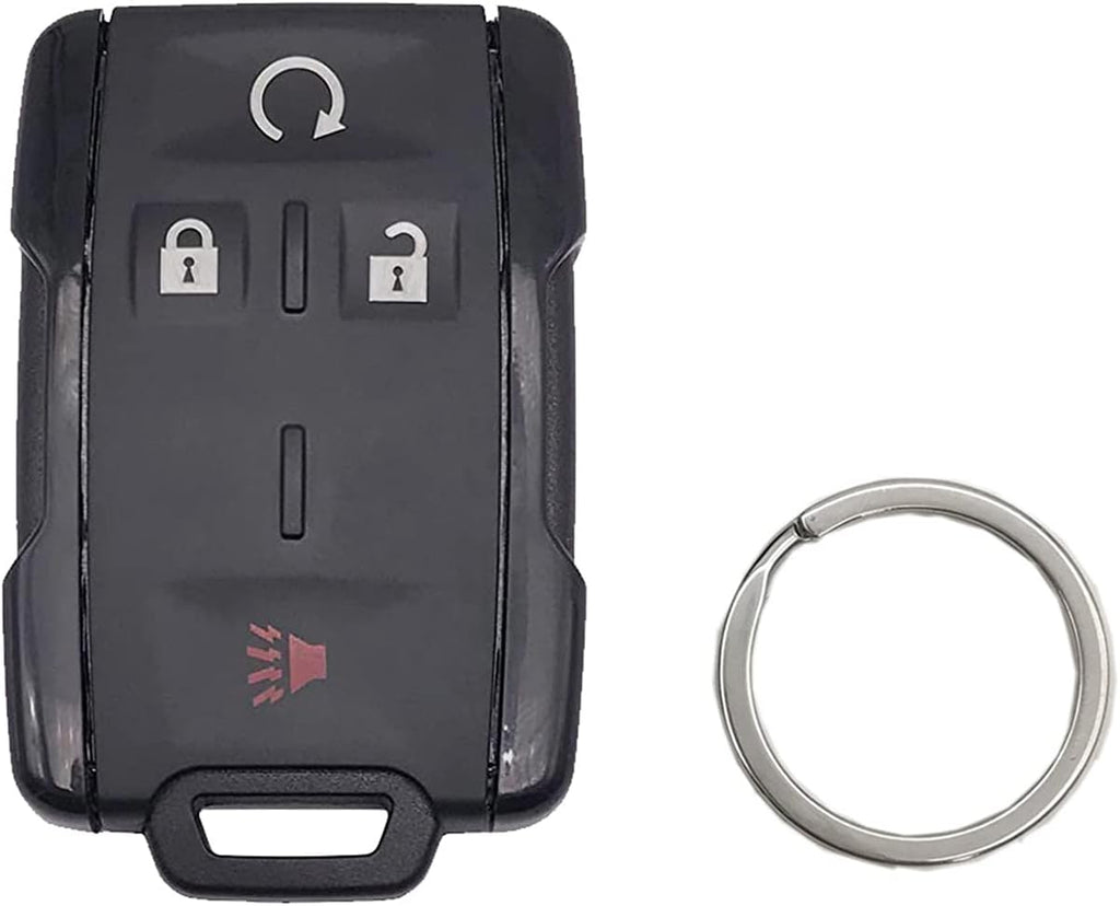 Black Replacement Key Fob Case Shell 4 Buttons Remote Car Housing Cover L2993