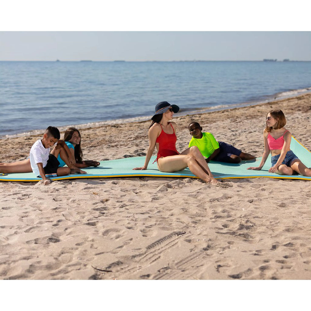 5 x 12 Ft Water Floating Lounge Mat Teal Q501087