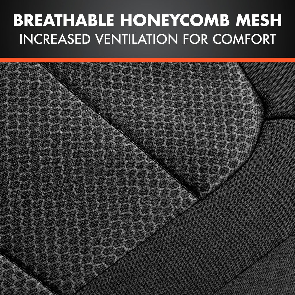 Black Sideless Front Seat Protector Pair S476