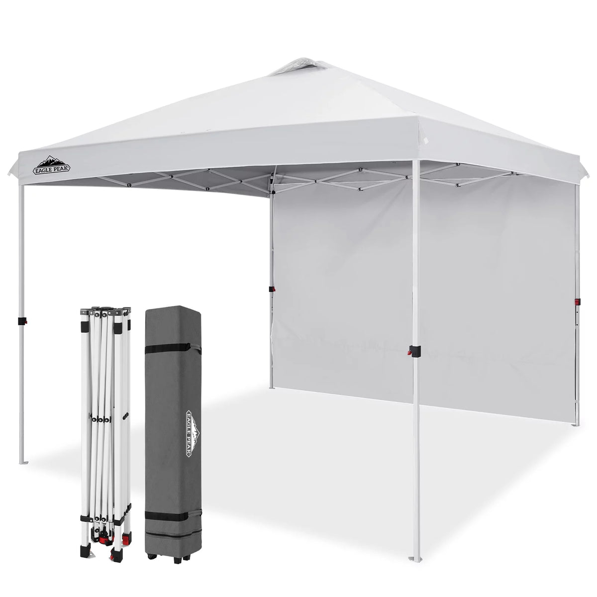 10 x 10 Pop up Canopy Tent with Detachable Sidewall D2042