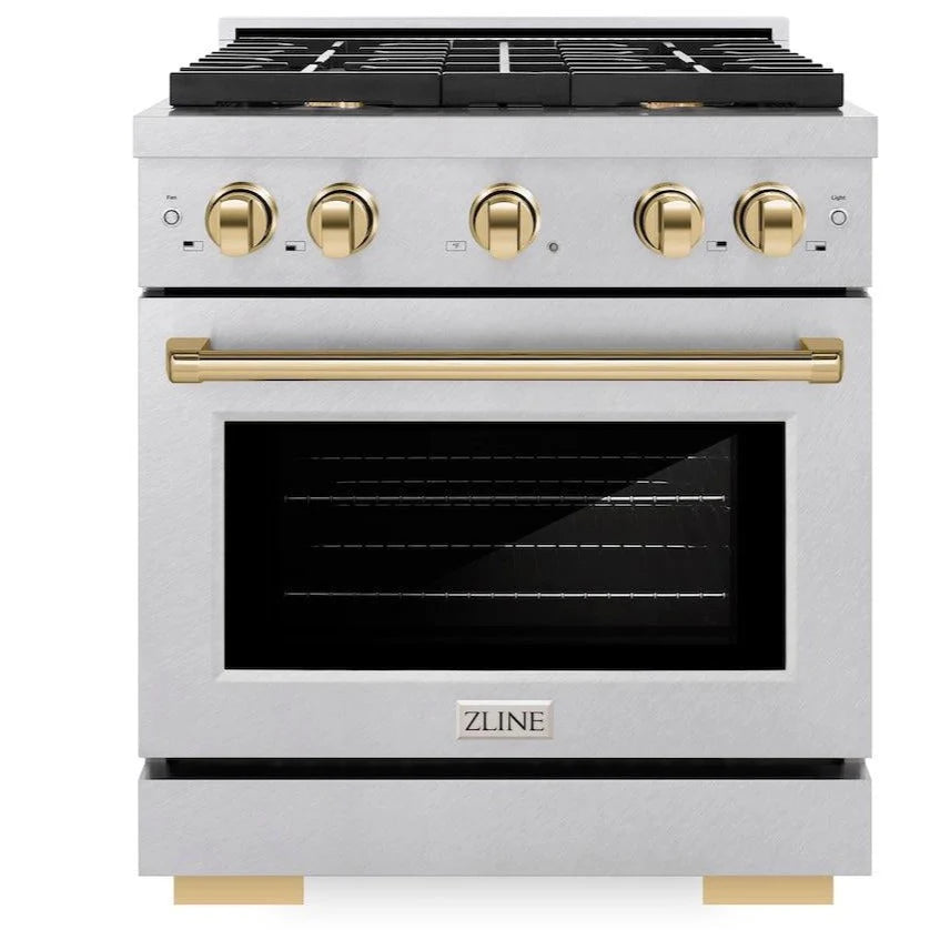 30 4.2 cu. ft. Gas Range with Convection Gas Oven in Stainless Steel P192