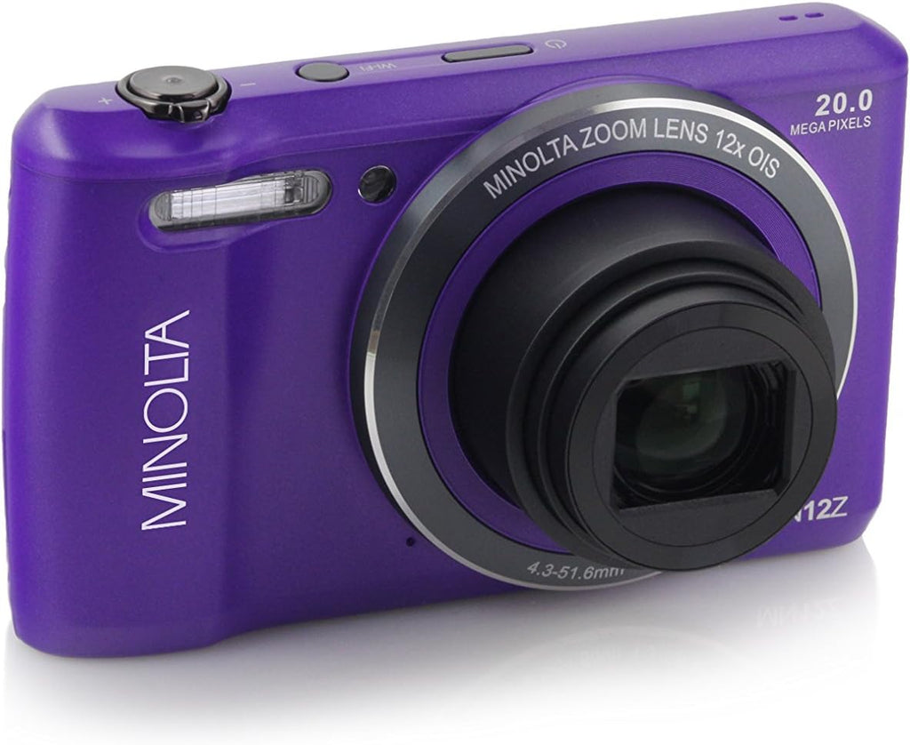 12x Zoom Wi-Fi Digital Camera Purple Pack of 2 Y269808