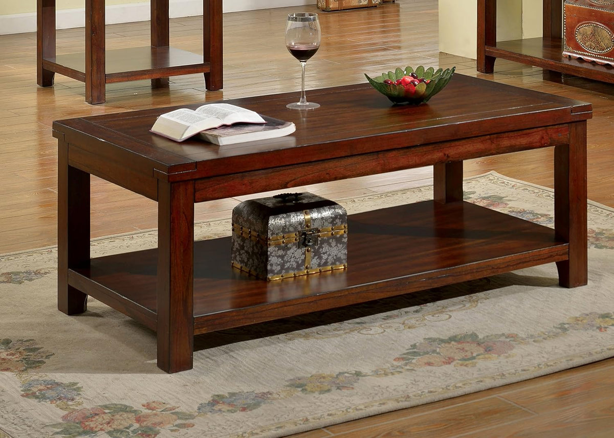 3-Piece Wood Coffee Table Set S144940