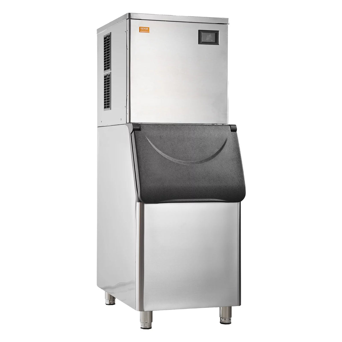 Commercial Ice Maker with Storage Bin Auto Self-Cleaning A268