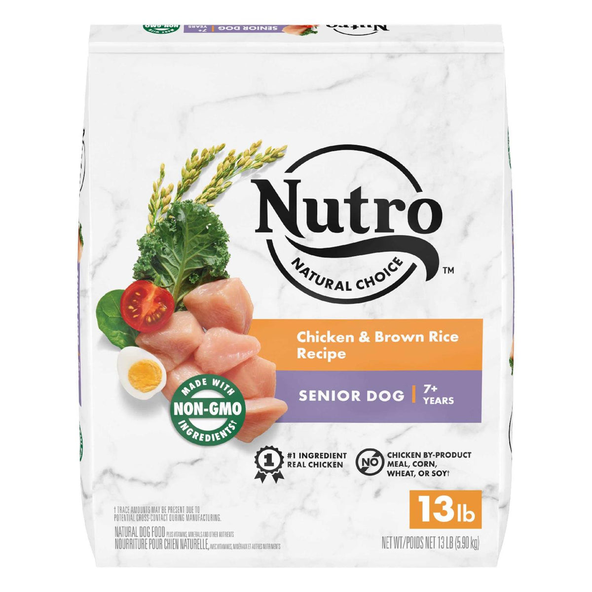 Chicken & Brown Rice Senior Dry Dog Food M660