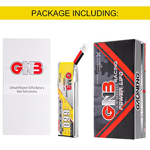 660mAh 1S LiPo Battery 4PCS 3.8V 90C JST-PH2.0 Micro FPV Racing Drone V272515