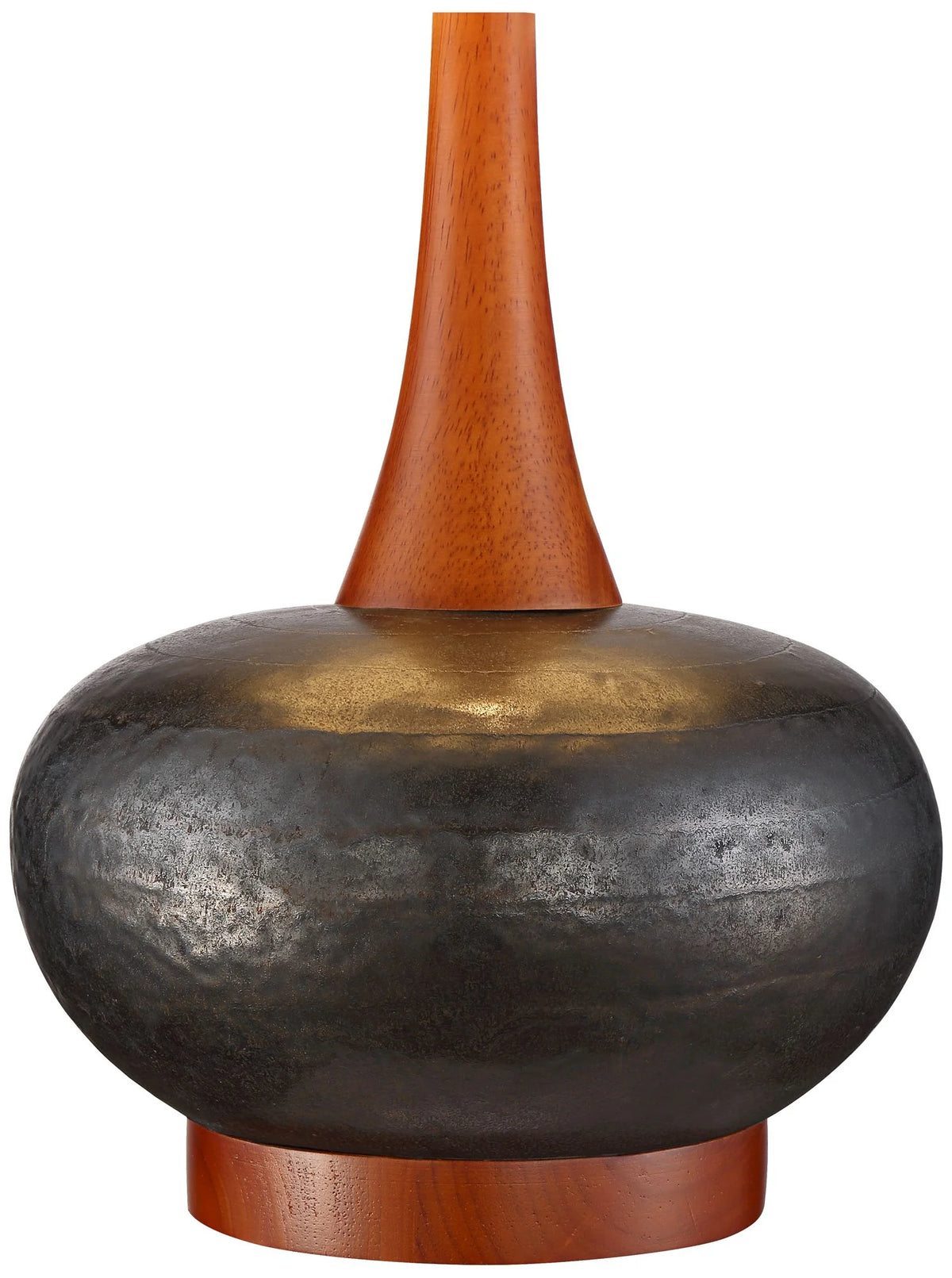 Hammered Brown Ceramic Table Lamp S302