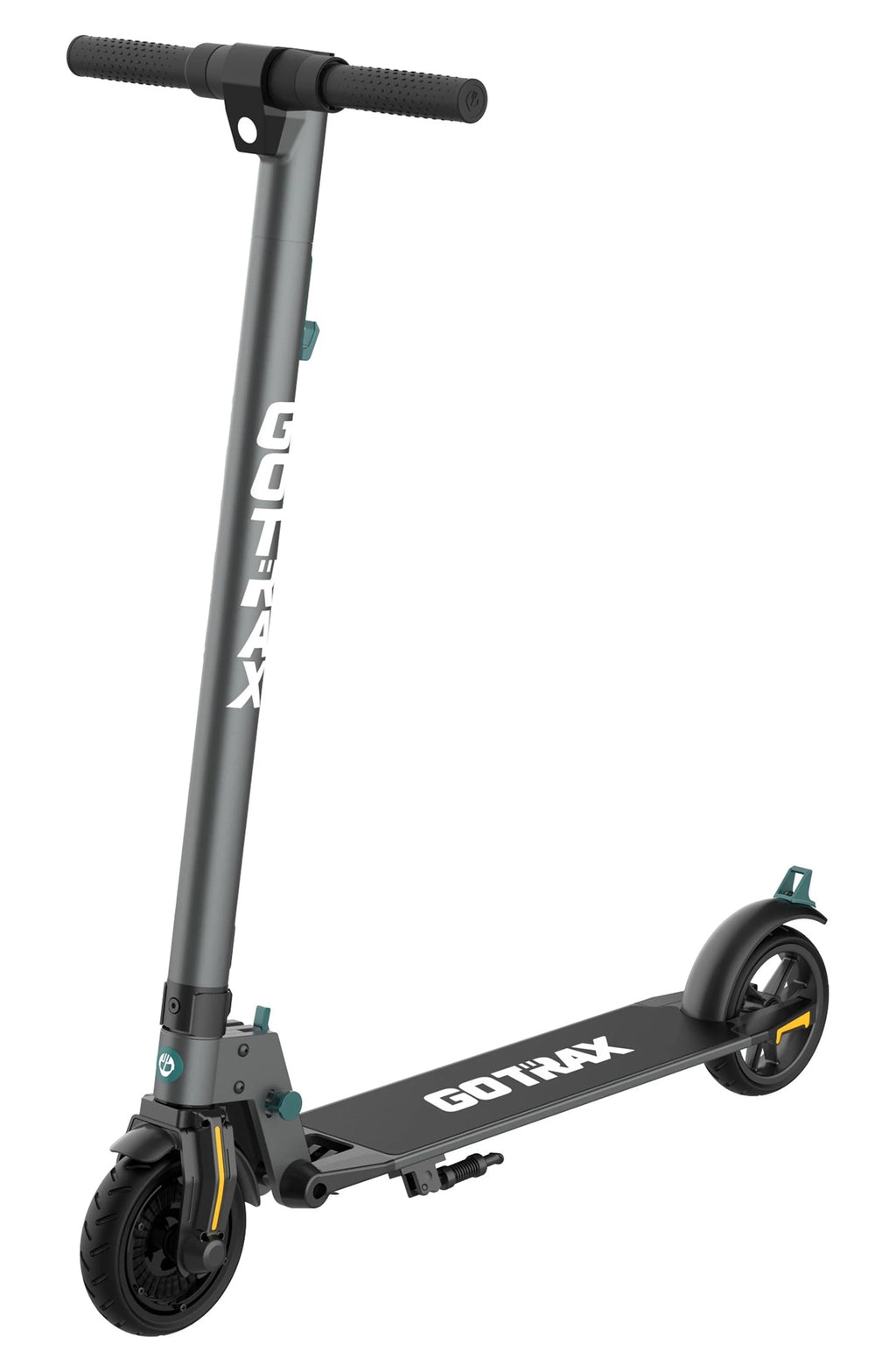 Foldable Electric Scooter with 6 Tires, 200W 12mph, Gray P461