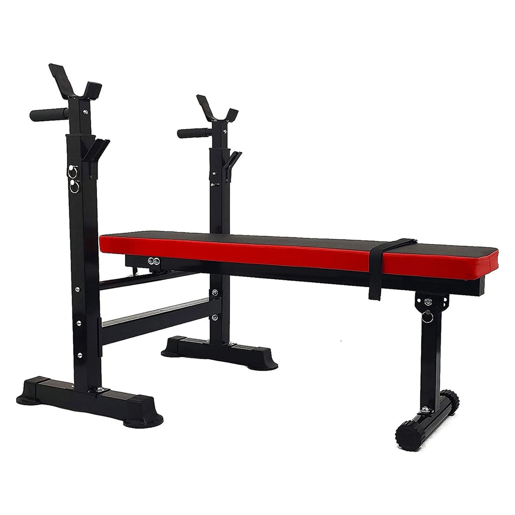 Adjustable Olympic Workout Bench with Squat Rack O467