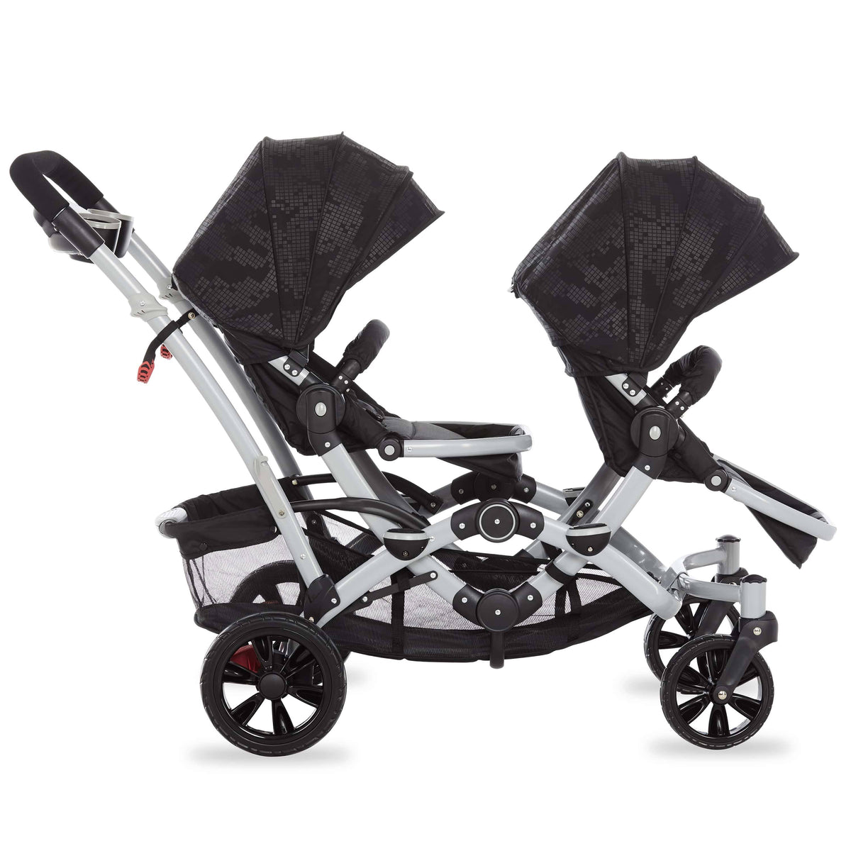 Black Tandem Stroller Y7028