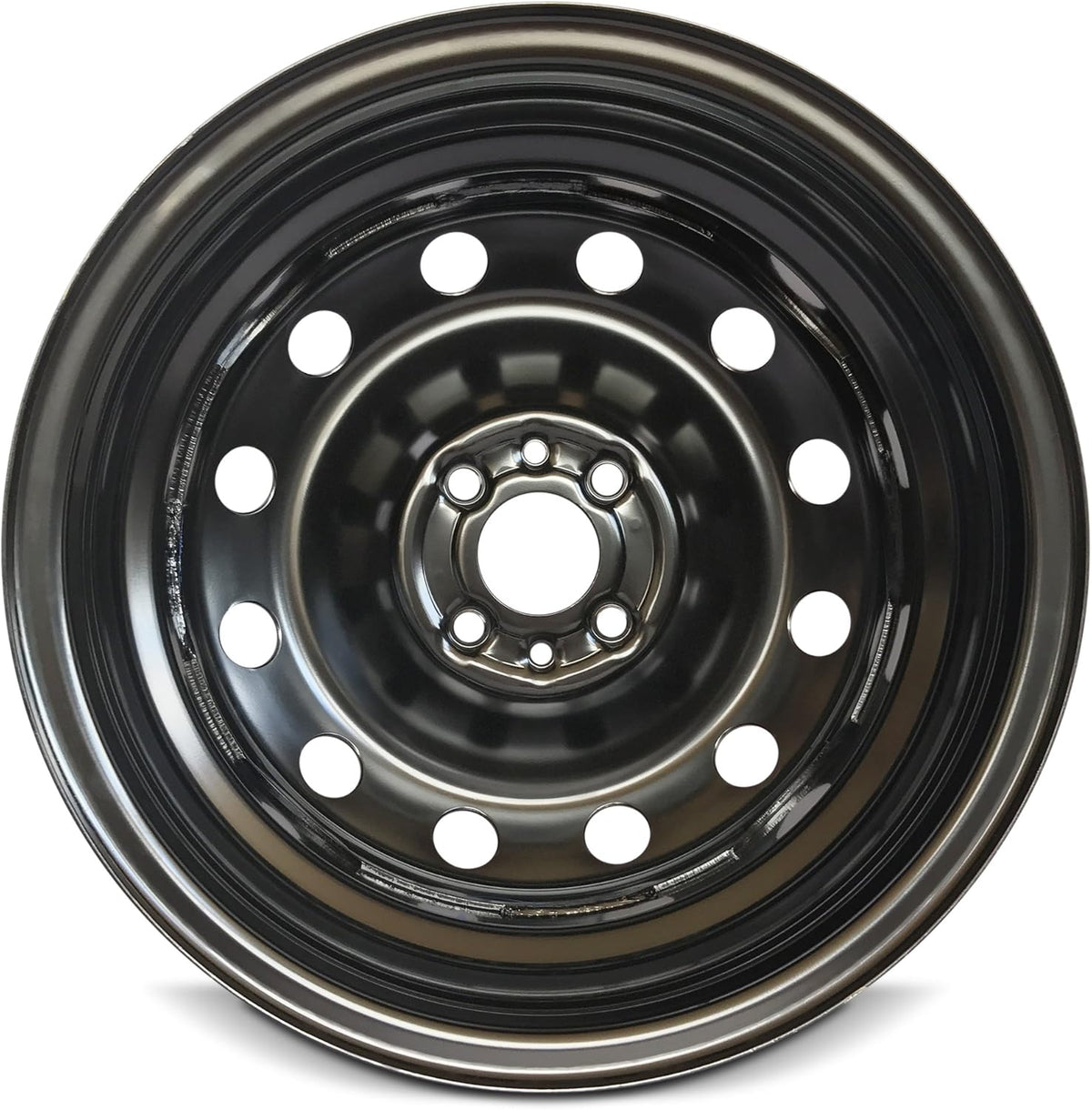 15 Inch 4 Lug Black Steel Wheel B671681