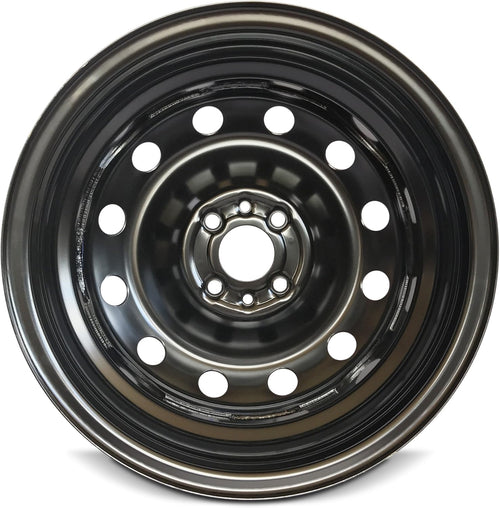 15 Inch 4 Lug Black Steel Wheel B671681