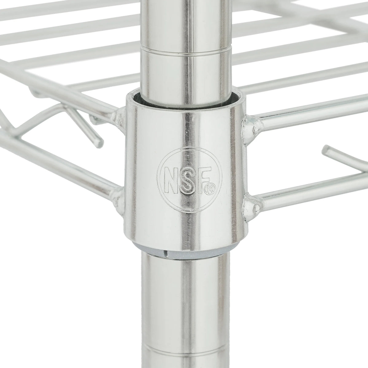 3-Tier Chrome Rolling Cart C5144