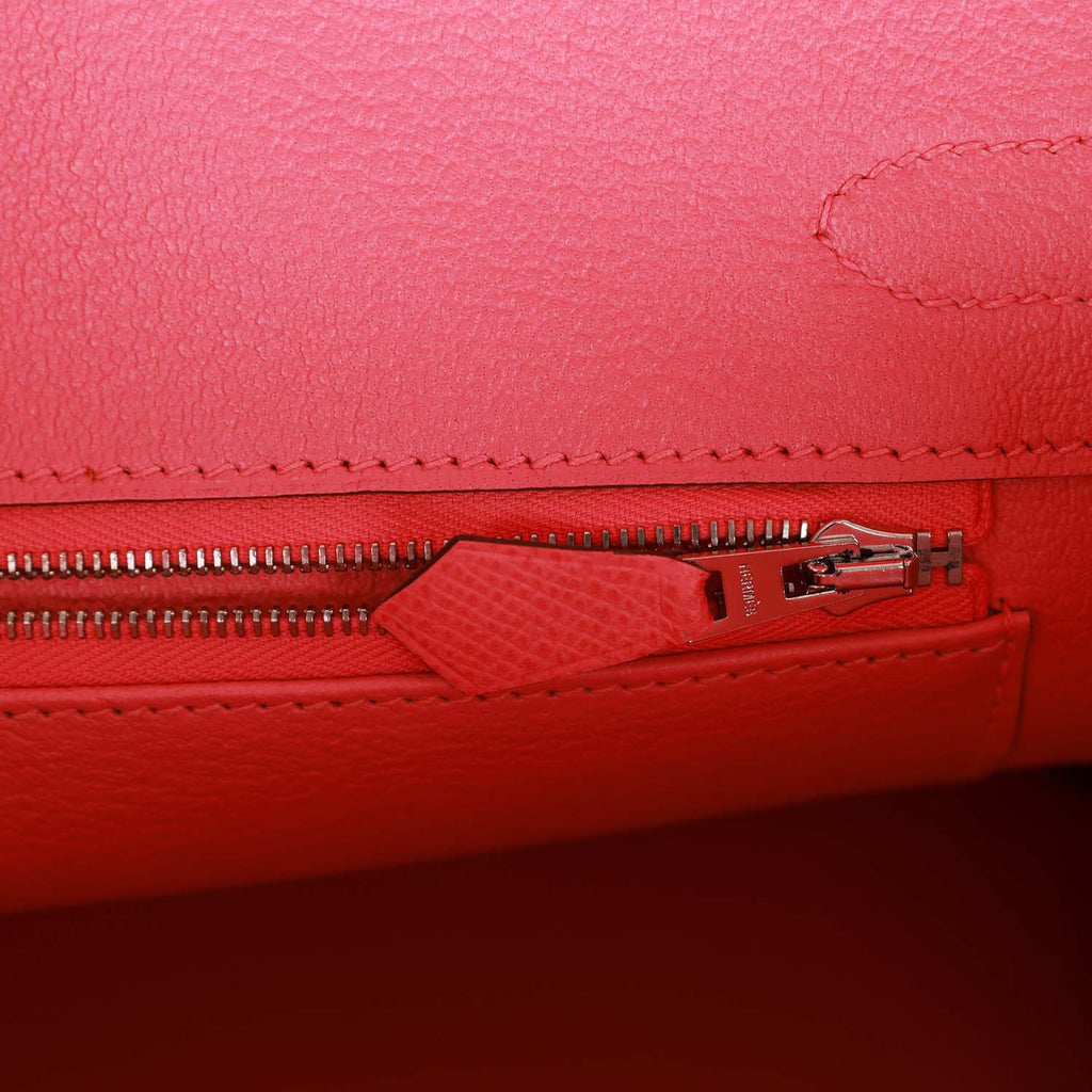 Pre-owned 30 Rose Confetti Epsom Handbag A887