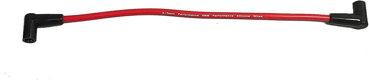 Red 8.0mm Spark Plug Wires & 45K Volt Coil for Chevy SBC O66330