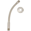 Brushed Nickel Flexible Shower Arm with Flange S150811