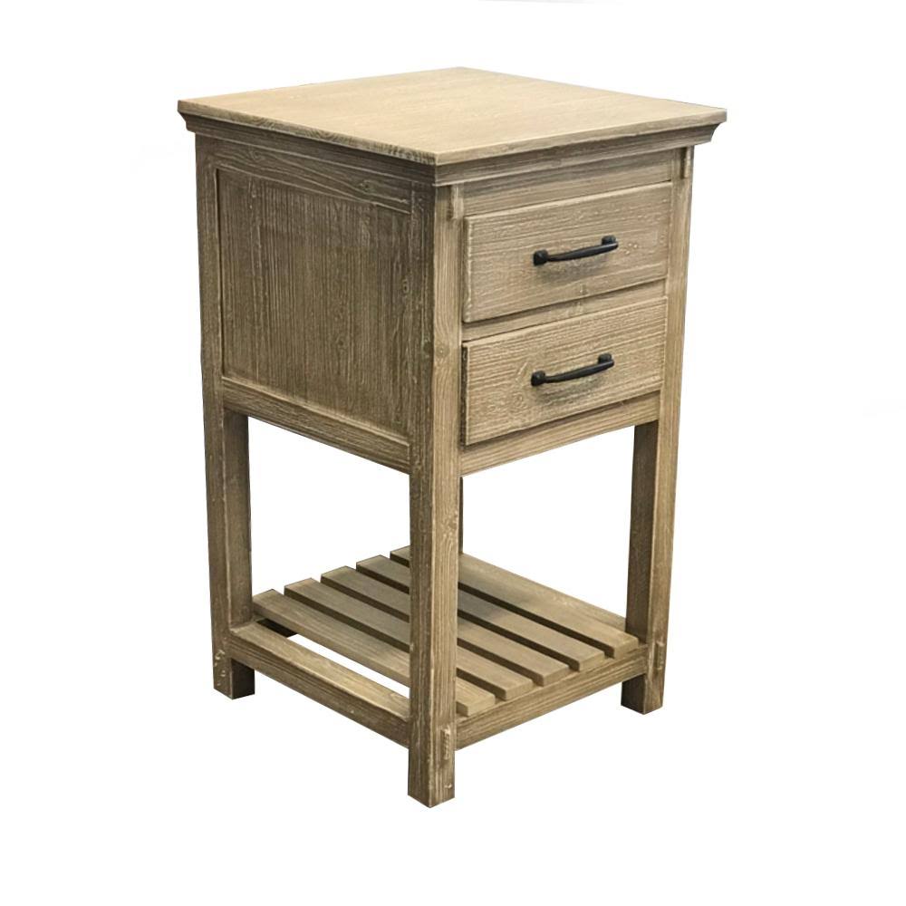 Rustic Solid Fir Side Cabinet Y63874