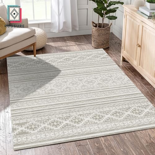 Washable Stain & Water Resistant Non-Slip Area Rug 6' x 9' S187999