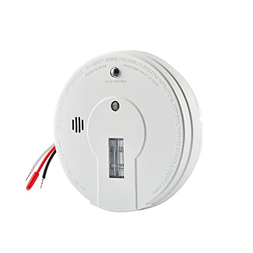 Hardwire Smoke Alarm with Exit Light and Battery Backup U878396