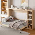 Full-Size Foldable Wall Bed with Storage Drawer O702